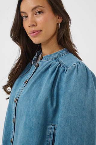 Saint Tropez TeraSZ Denim Jacket - Medium Blue
