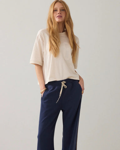 Summum Woman Baseball Shirt in Mesh - Ivory