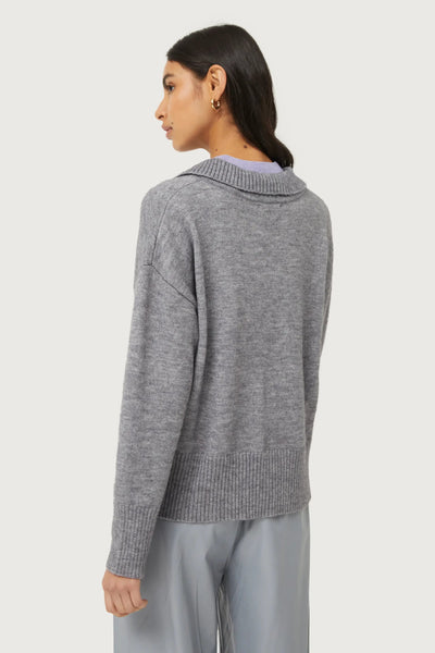 Compania Fantastica Polo Sweater - Grey