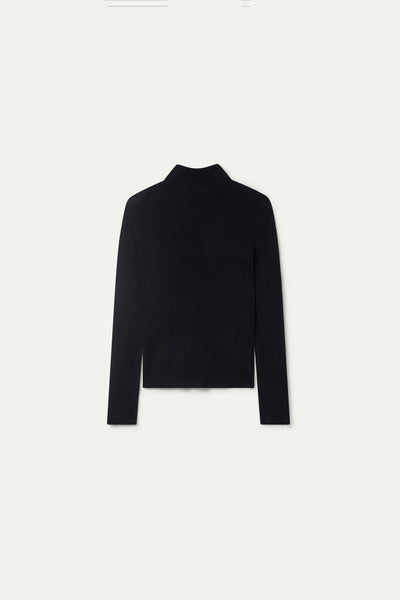 Compañía Fantástica Black Turtle Neck Top