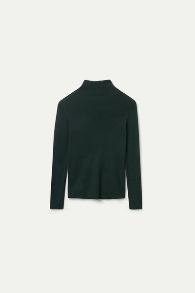 Compañía Fantástica Green Turtle Neck Top - Green