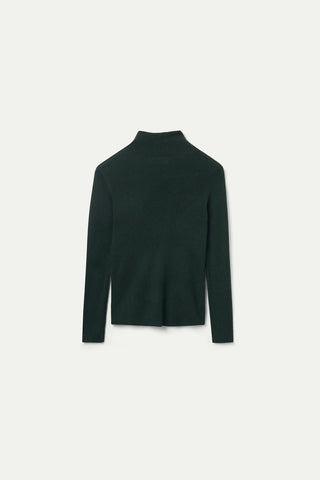 Compañía Fantástica Green Turtle Neck Top - Green