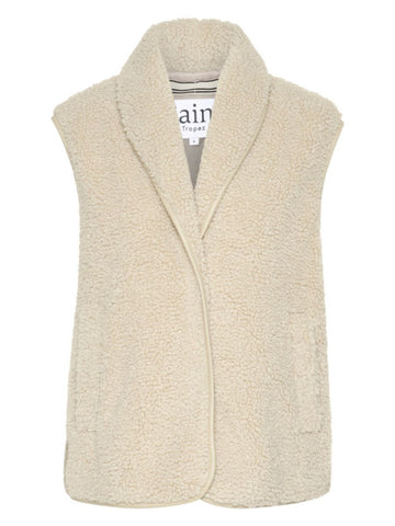 Saint Tropez IkaSZ Teddy Vest - Creme