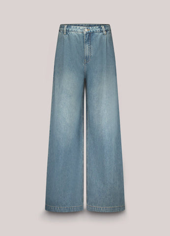 Summum Woman Ultra Wide-led Jeans - Denim