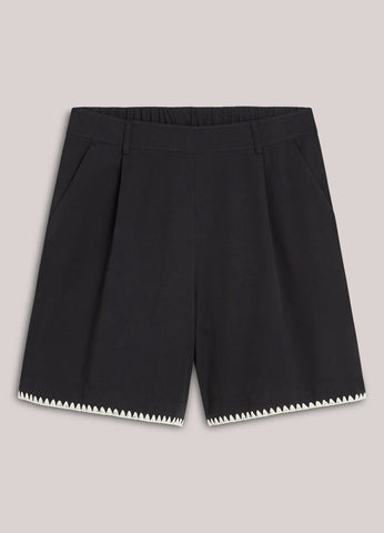 Summum Woman Cotton Shorts - Black