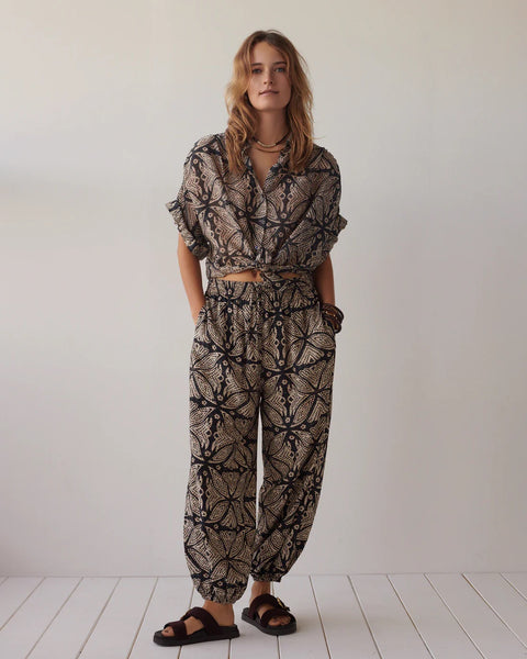 Summum Woman Harem Trousers with Print