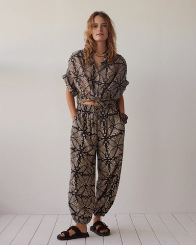 Summum Woman Harem Trousers with Print