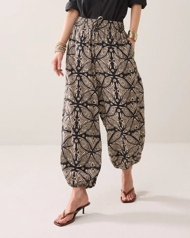Summum Woman Harem Trousers with Print