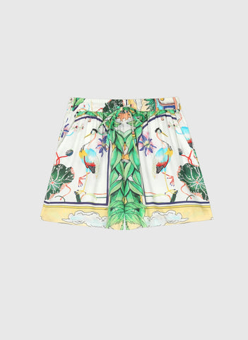 An'ge Rilvana Printed Shorts - Naturalia Ceil