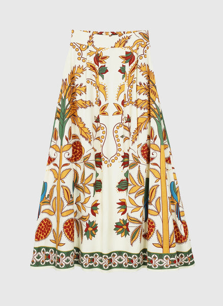 An'ge Paris Rosaline Printed Maxi Skirt - Tropico