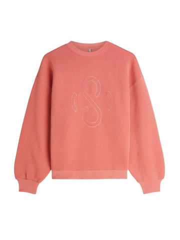Summum Long Sleeved Soft Sweatshirt - Faded Rose