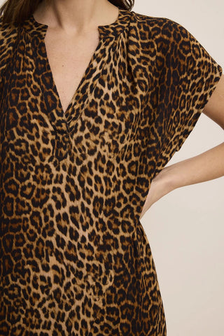 FIVE Paris Ruby Robe - Leopard