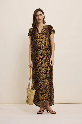 FIVE Paris Ruby Robe - Leopard