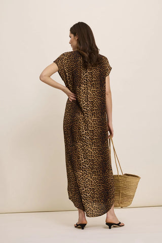 FIVE Paris Ruby Robe - Leopard