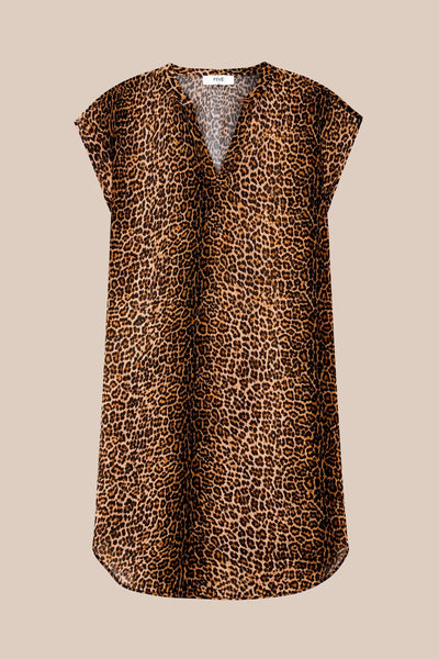 FIVE Paris Ruby Robe - Leopard