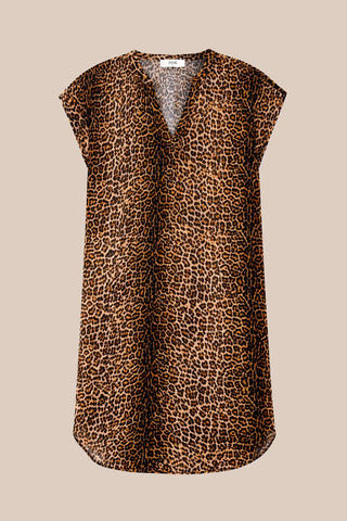 FIVE Paris Ruby Robe - Leopard