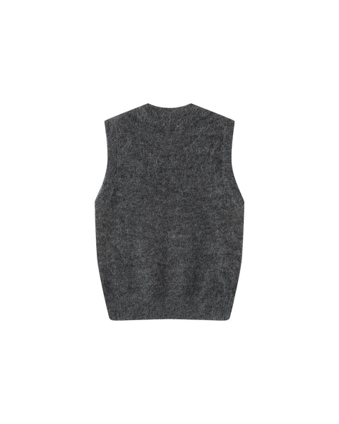Grace & Mila Salvo Knitted Tank Top - Anthracite