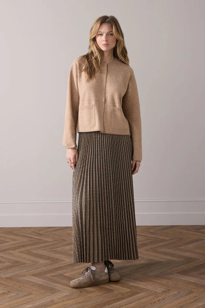 Summum Woman Plaid Pleated Skirt