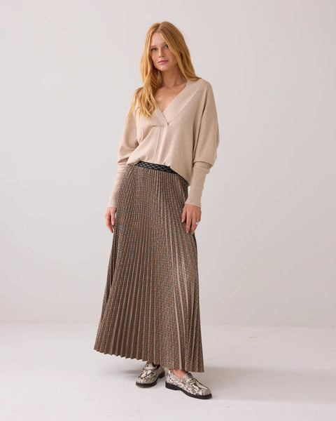 Summum Woman Plaid Pleated Skirt