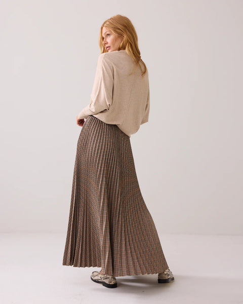 Summum Woman Plaid Pleated Skirt