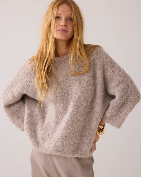 Summum Boucle Jumper - Alpaca