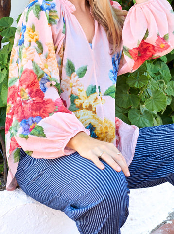 Black Colour BCNorma Floral Blouse - Rose