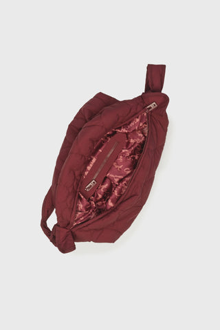 Fabienne Chapot Fabio Quilted Crossbody Bag - Burgundy