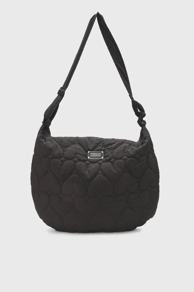 Fabienne Chapot Fabio Quilted Crossbody Bag - Black