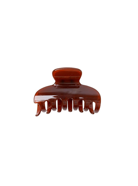 Black Colour BCVale Hair Claw - Amber