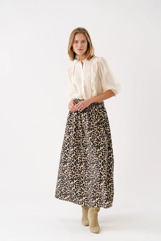 Lollys Laundry AkanelLL Maxi Leopard Print Skirt - Leo