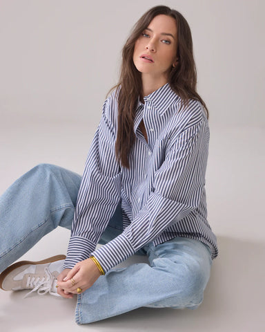 Summum Woman Stripe Shirt