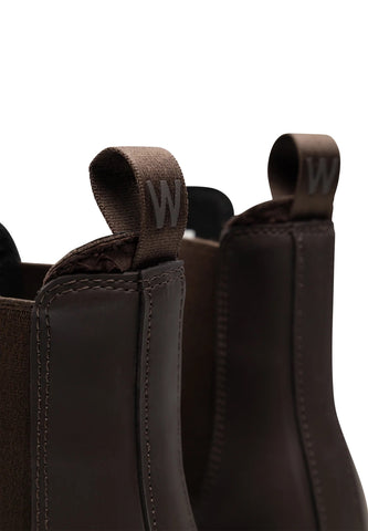 Woden Aya Waterproof Boot - Chocolate