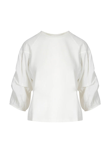 Coster Copenhagen blouse with Puff Sleeve - White