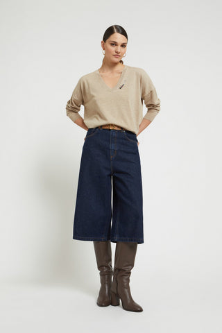 Ottod'Ame Bermuda Jeans / Long Shorts - Denim