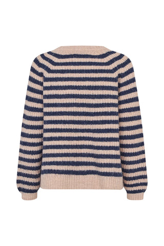 Lolly Laundry BinaLLKnit Stripe Jumper - Navy