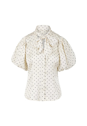 Coster CopenhagenBlouse with Pussy Bow - Pola Dots