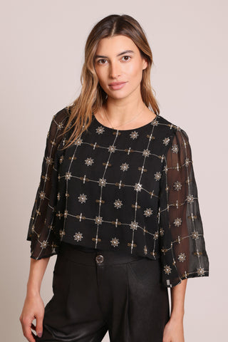 Traffic People Liza Top - Black