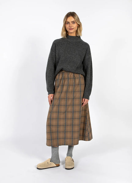 Coster Copenhagen CCHeart Check Alia Long Skirt