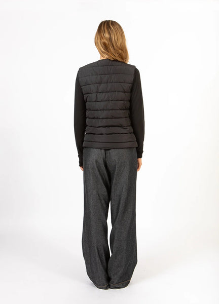 Coster Copenhagen CCHeart Asta Quilted Vest - Black