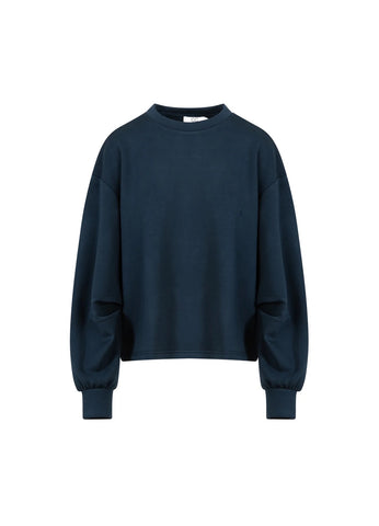 Coster Copenhagen CCHeart Billie O-neck Sweatshirt - Navy