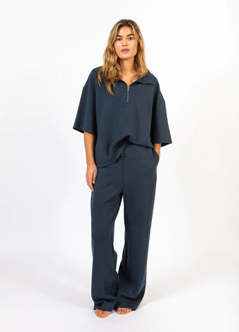 Coster Copenhagen CCHeart Billie Zip Top - Navy