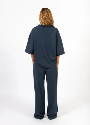 Coster Copenhagen CCHeart Billie Zip Top - Navy