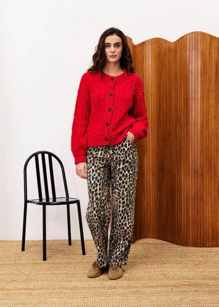 FRNCH Bobtail Leopard Jeans - Leopard