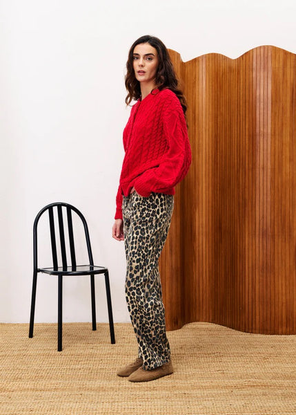 FRNCH Bobtail Leopard Jeans - Leopard