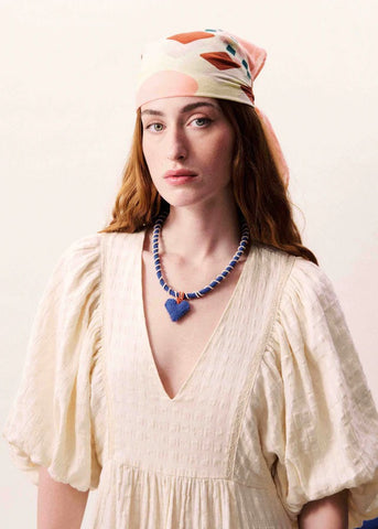 FRNCH Nesa Butter Puff Sleeve Maxi Dress - Ecru