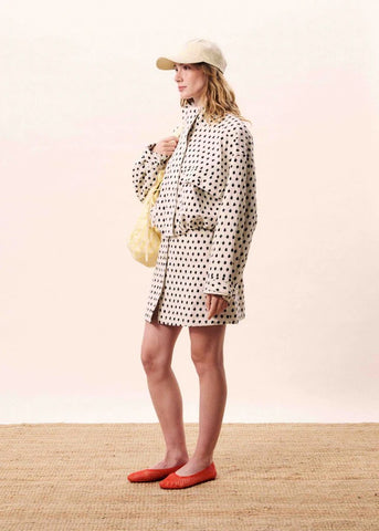 FRNCH Neree Cream Jacket - Monochrome