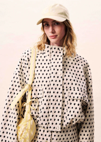 FRNCH Neree Cream Jacket - Monochrome