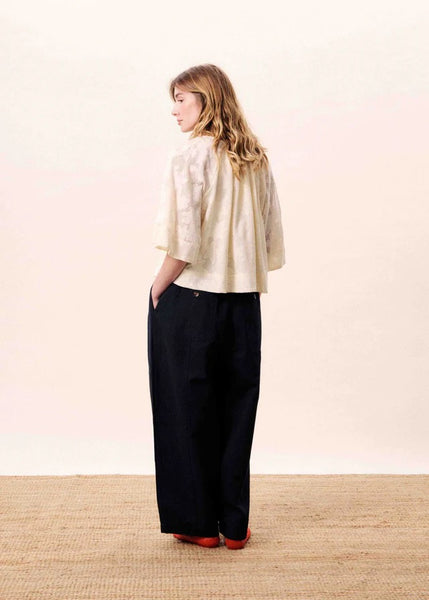 FRNCH Maresias Cream Lace Blouse - Ivory