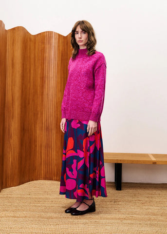 FRNCH Perrein Knitted Sweater - Fuchsia