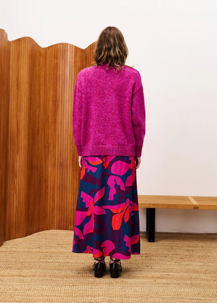 FRNCH Perrein Knitted Sweater - Fuchsia